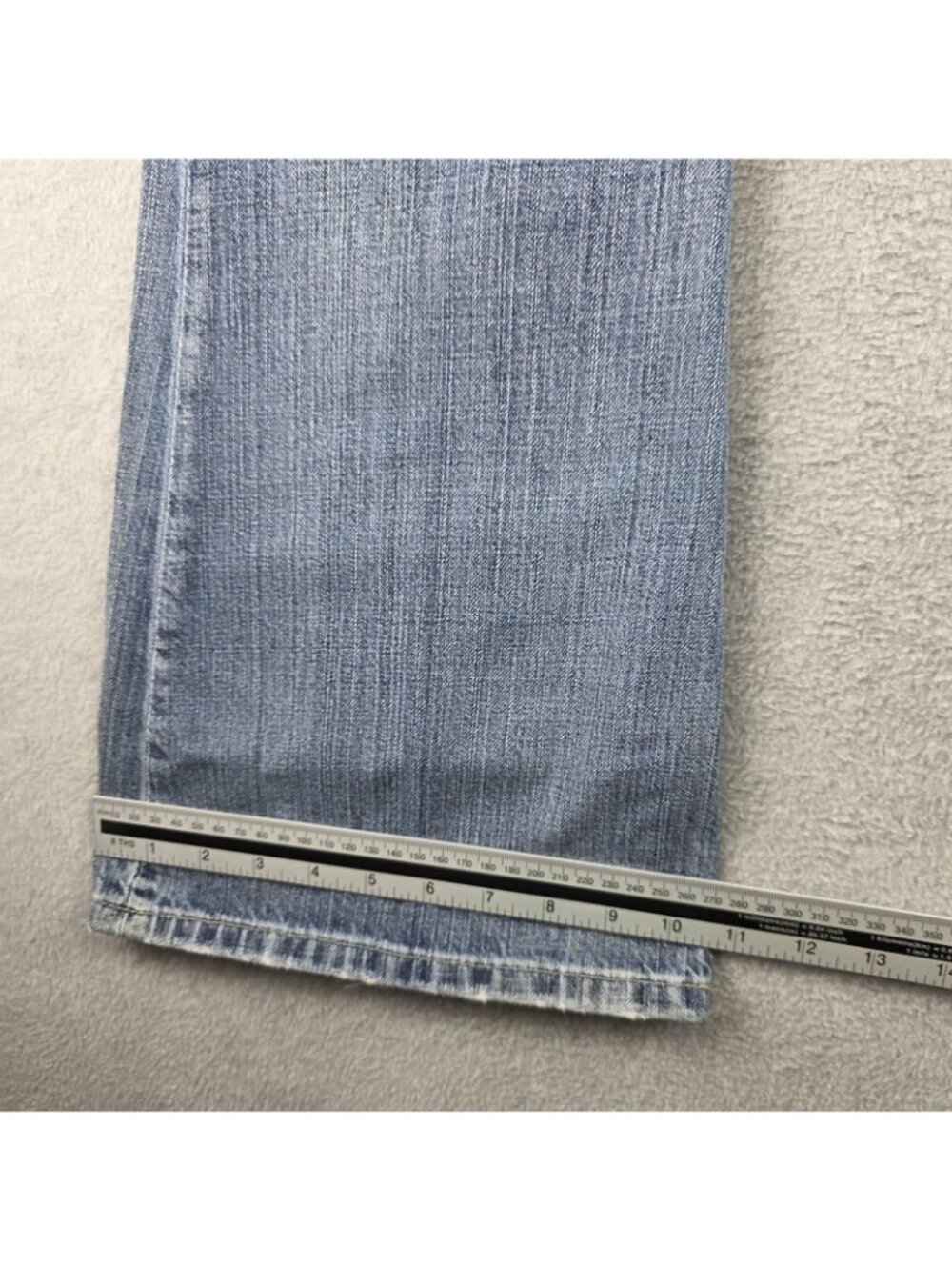 BKE Star Bootcut Jeans Womens 27x33.5 Blue Distressed Stretch Light Wash - Picture 9 of 9